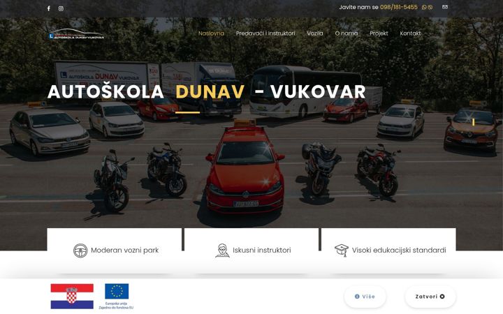 Screenshot of as-dunav-vukovar.hr