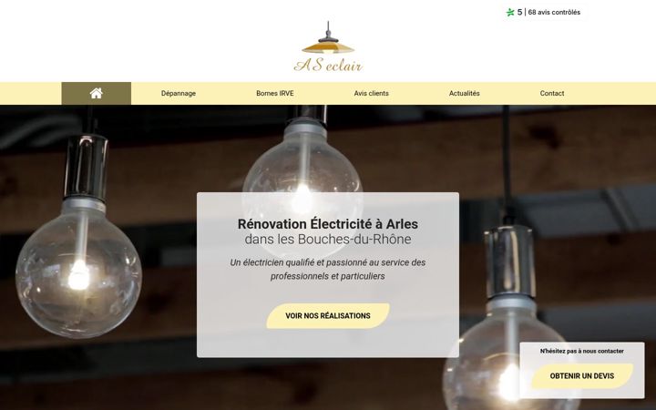 Screenshot of as-eclair.com