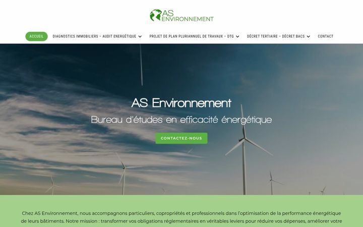 Screenshot of as-environnement.eu