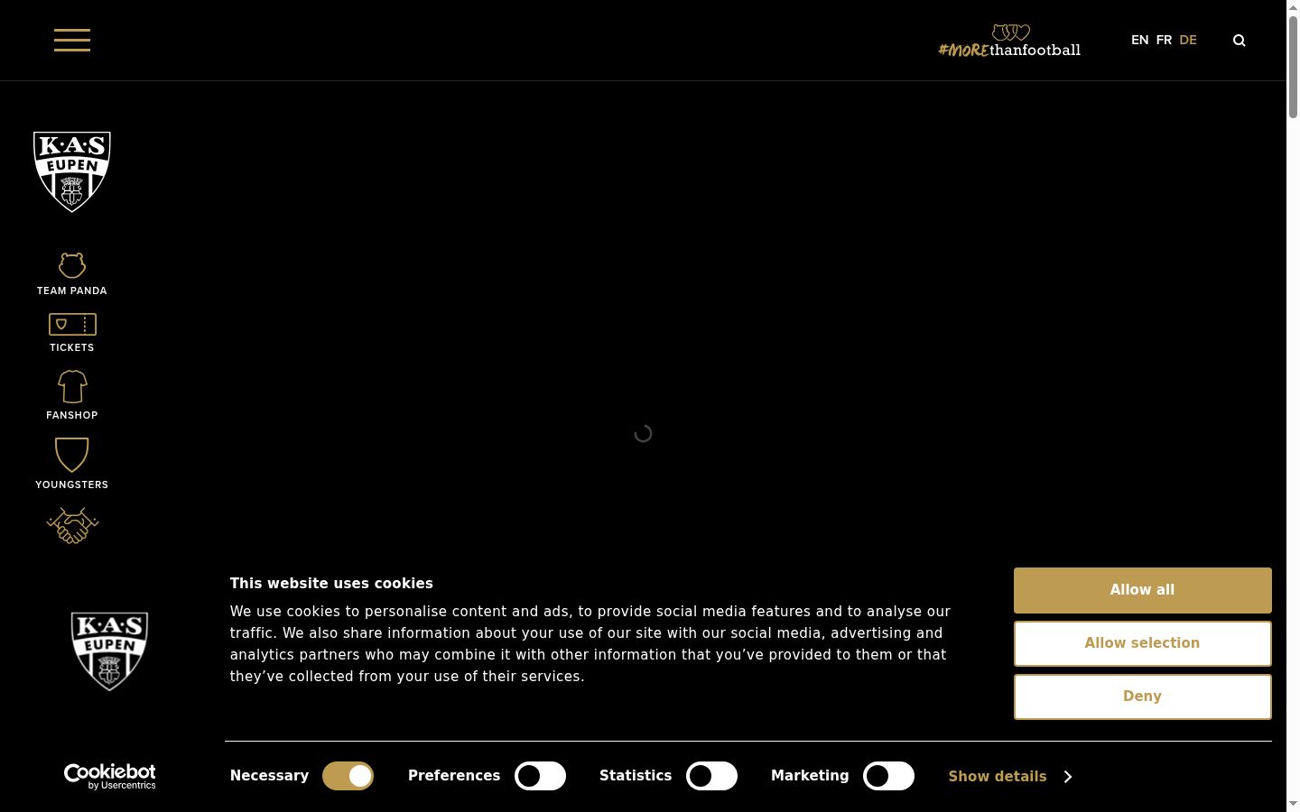 Screenshot tal-banner tal-kunsens muri qabel kwalunkwe interazzjoni