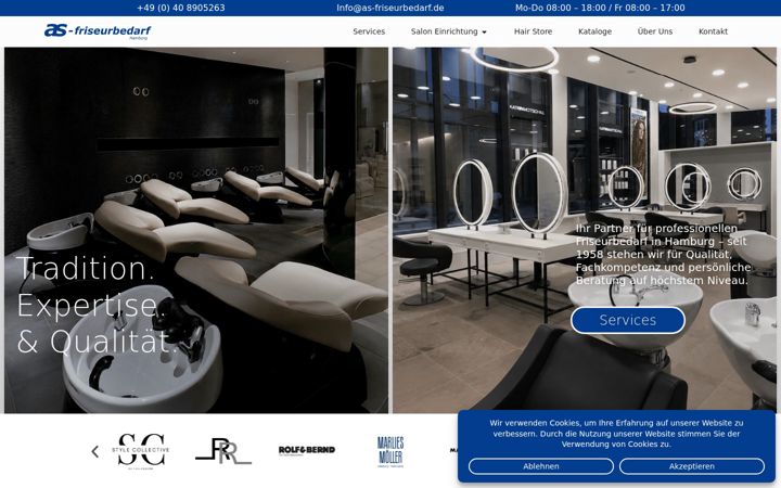 Screenshot ta' as-friseureinrichtung.de
