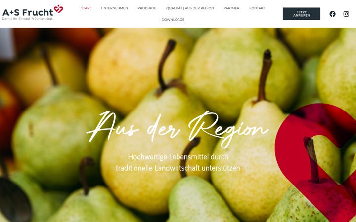 Screenshot του as-frucht.de