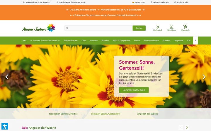 Screenshot of as-garten.de