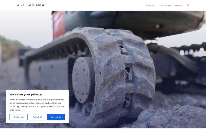 Screenshot of as-gigateam.at