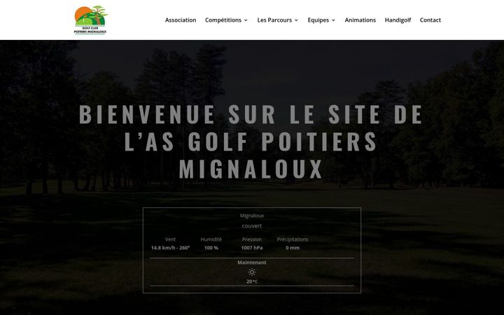 Screenshot of as-golf-poitiers-mignaloux.com