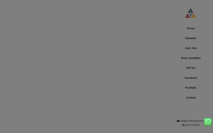 Screenshot of as-infratelecom.nl