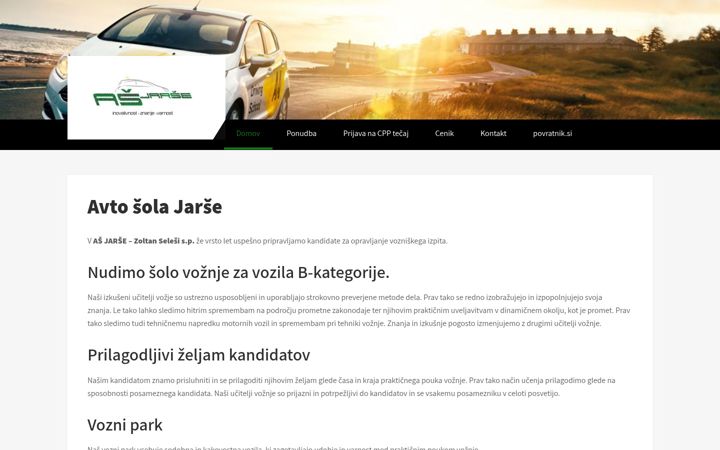 Screenshot of as-jarse.si