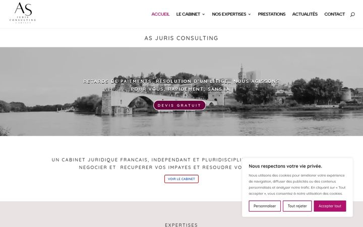 Screenshot of as-juris-consulting.fr