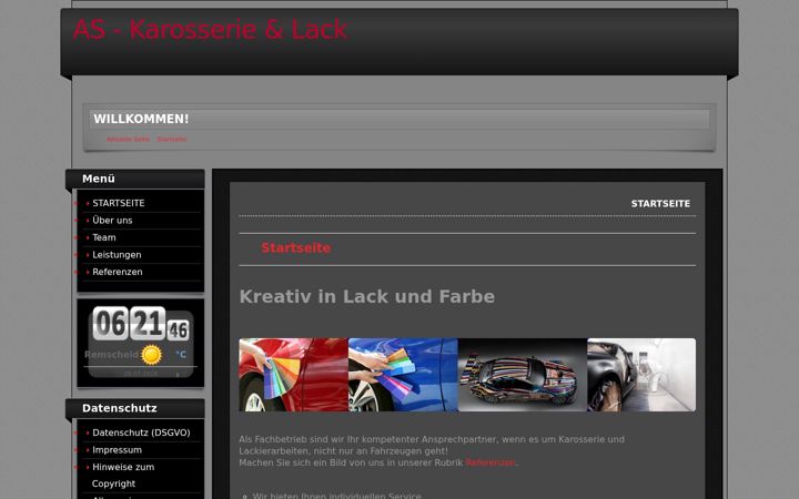 Screenshot of as-lackierungen.de