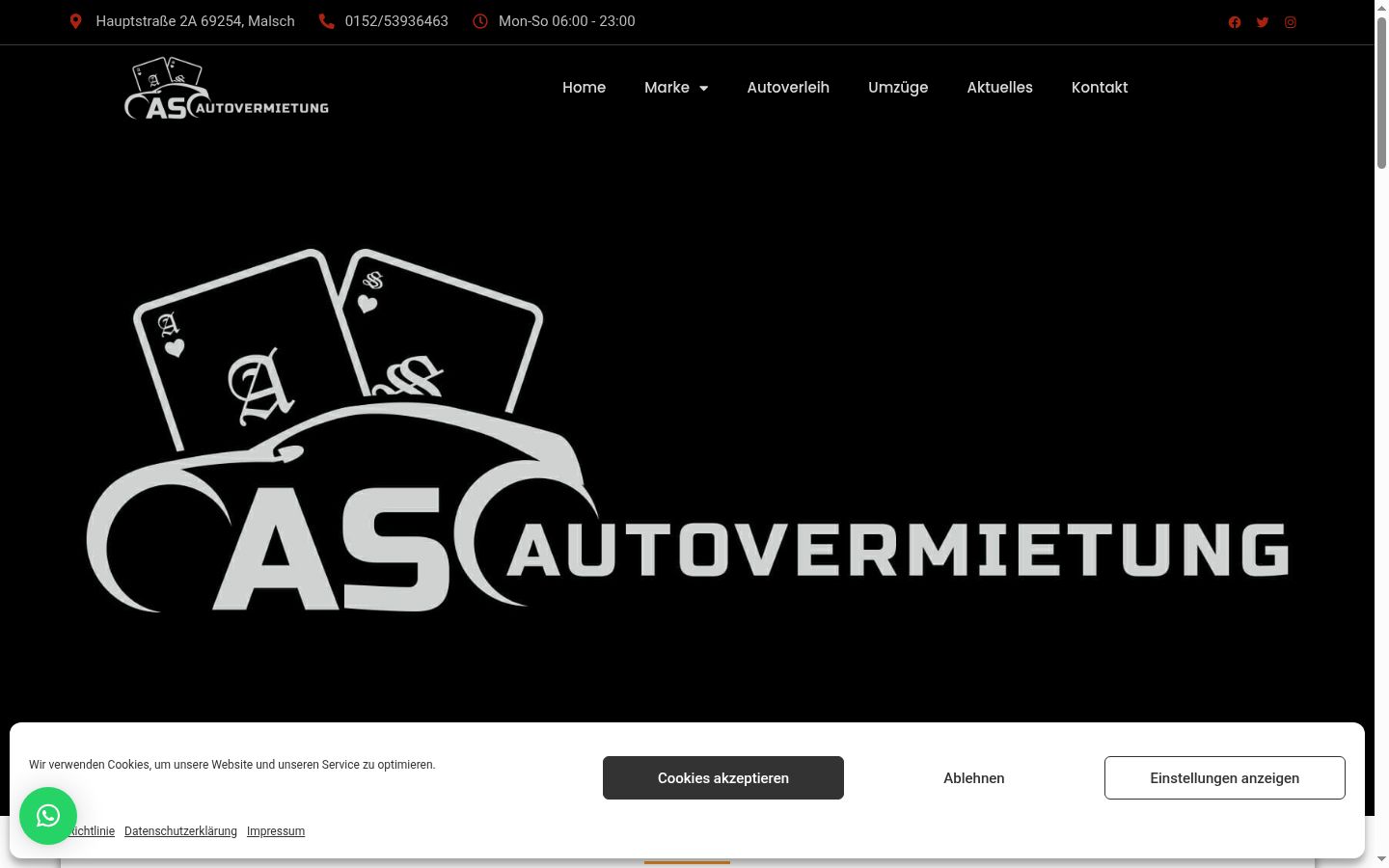 Screenshot tal-banner tal-kunsens muri qabel kwalunkwe interazzjoni