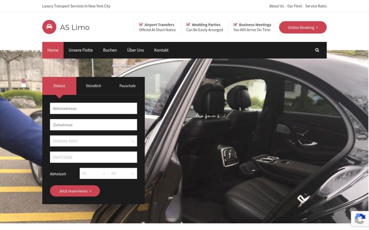 Screenshot of as-limo.ch