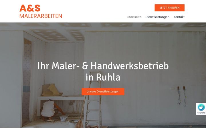 Screenshot του as-malerarbeiten.de