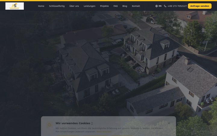 Screenshot of as-management.gmbh