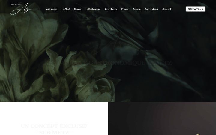Screenshot of as-restaurant.fr