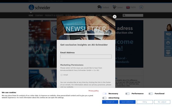 Zrzut ekranu as-schneider.com