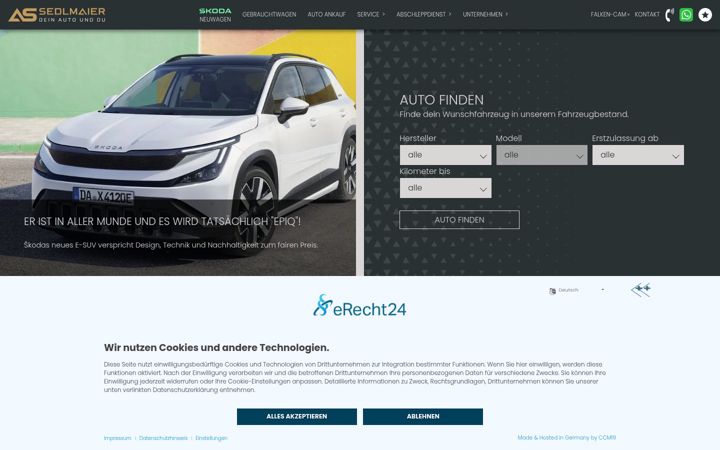 Screenshot of as-sedlmaier.de
