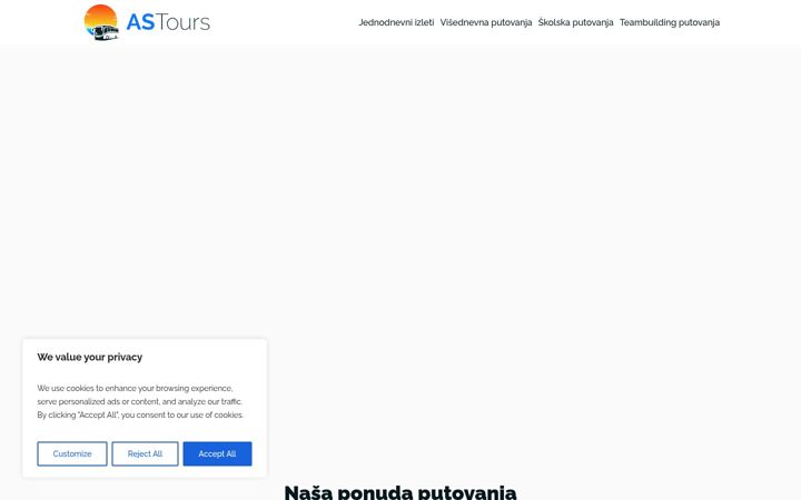 Screenshot of as-tours.hr
