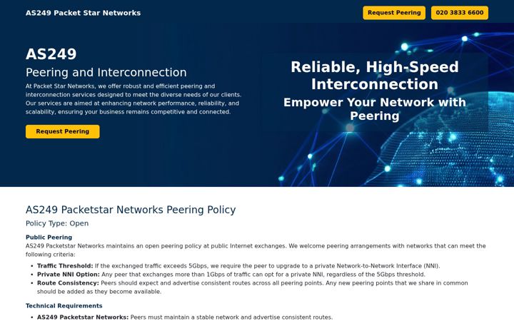 Screenshot of as249.net