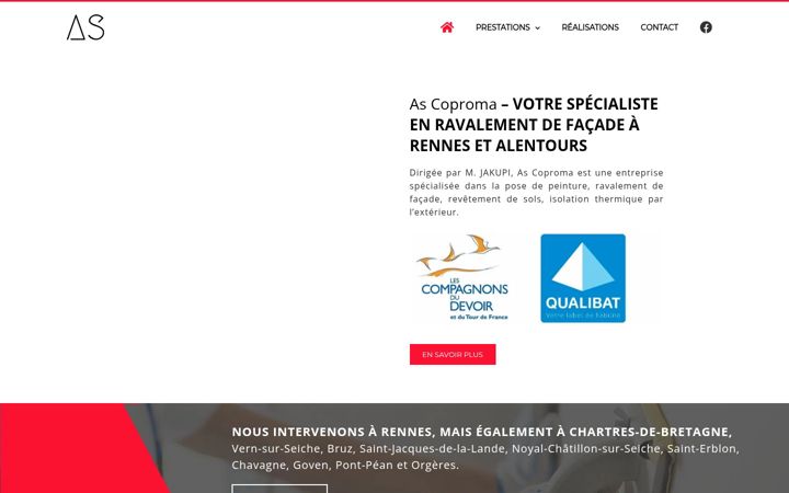 Screenshot of as35-peinture.fr