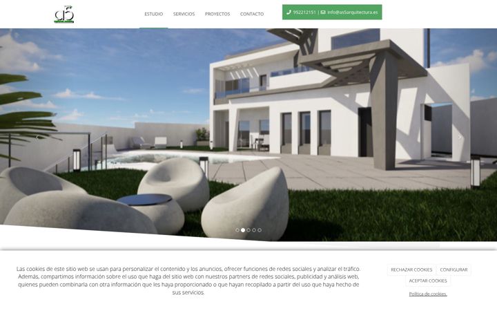 Captura de pantalla de as5arquitectura.es