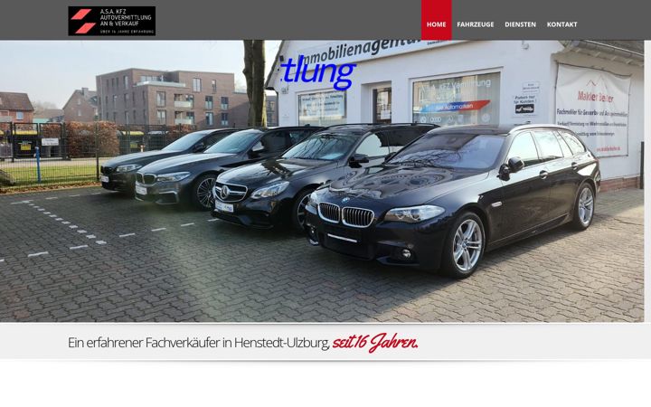 Screenshot of asa-kfz-autovermittlung.de