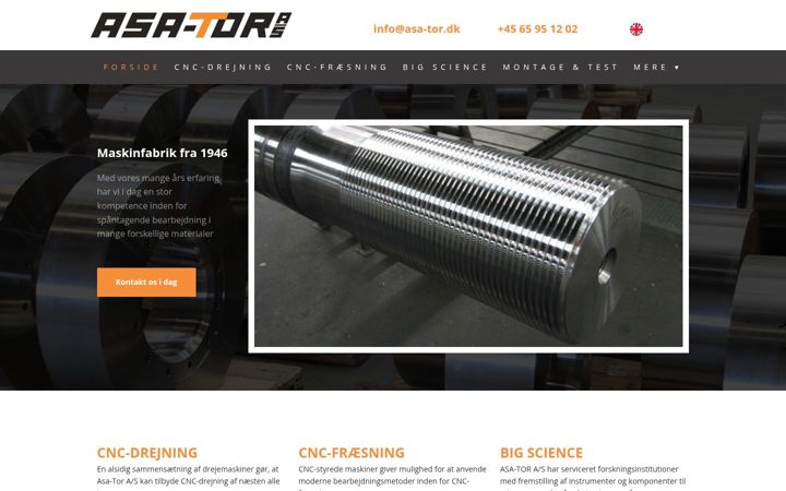 Screenshot of asa-tor.dk