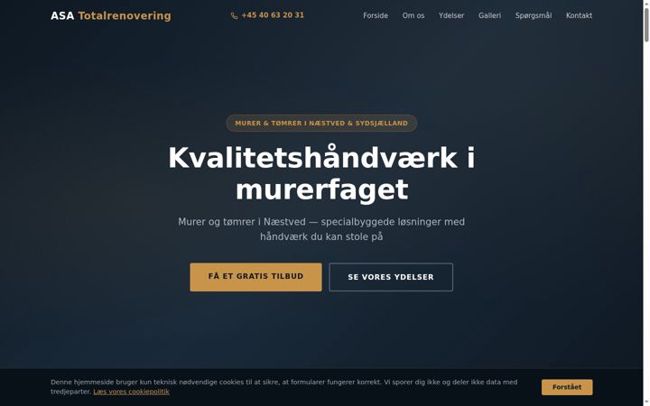 Screenshot of asa-totalrenovering.dk