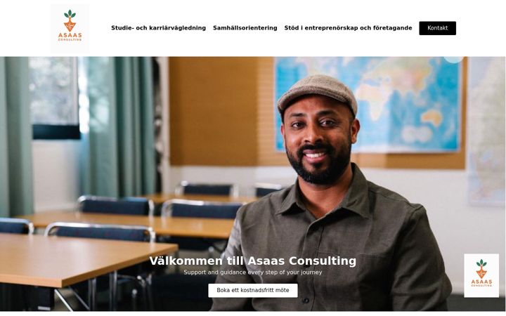 Screenshot of asaasconsulting.se