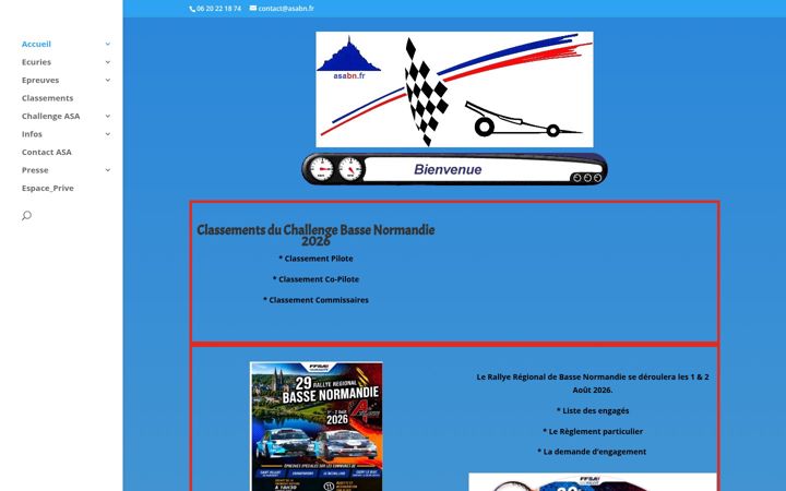 Screenshot of asabn.fr