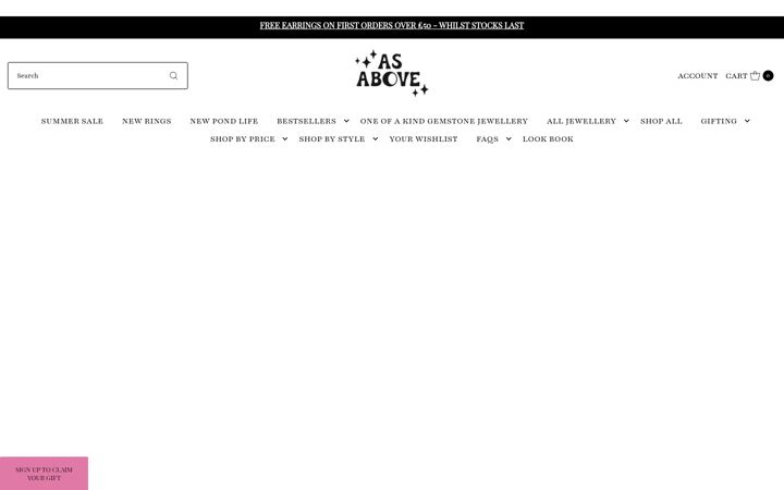 Screenshot ta' asabovejewelry.co.uk