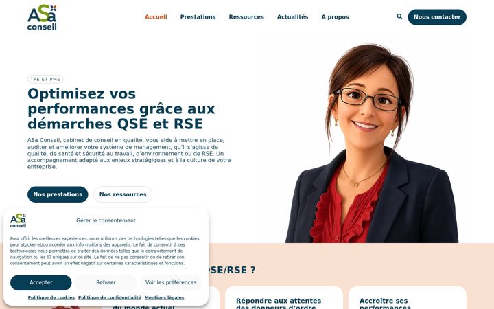 Screenshot του asaconseil.fr