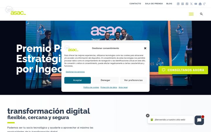 Screenshot του asacti.es