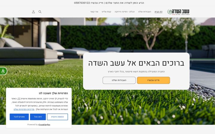 Zrzut ekranu asade.co.il