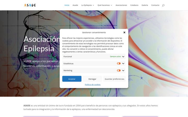 Zrzut ekranu asadeepilepsia.com