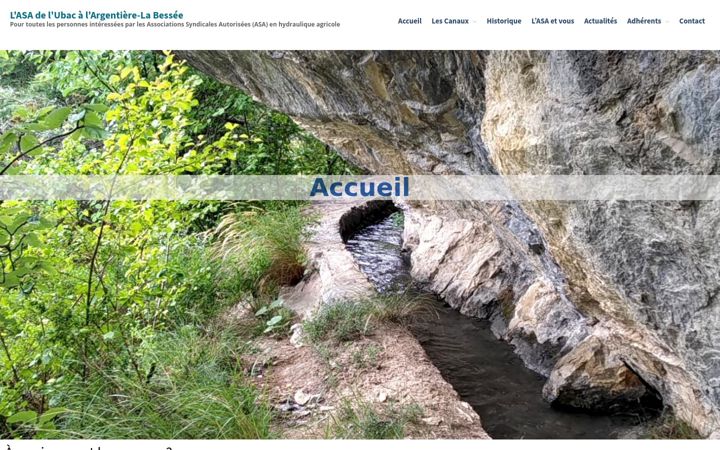 Screenshot of asadelubac.fr