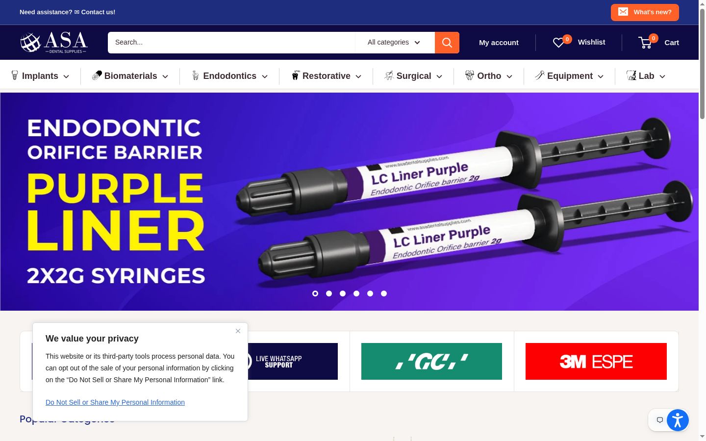 Zrzut ekranu banera zgody wyświetlanego przed jakąkolwiek interakcją