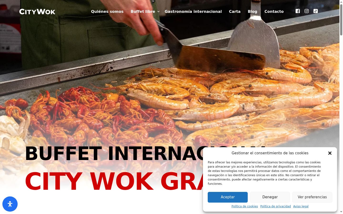 Screenshot tal-banner tal-kunsens muri qabel kwalunkwe interazzjoni