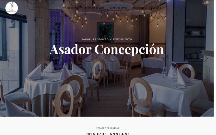 Screenshot of asadorconcepcion.com