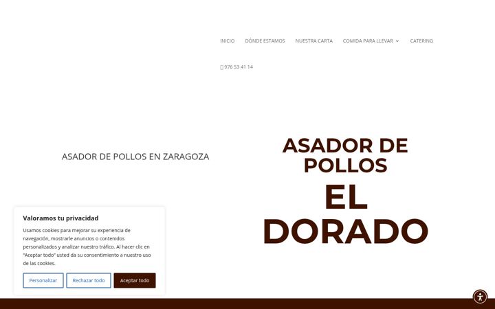 Screenshot ta' asadoreldorado.com