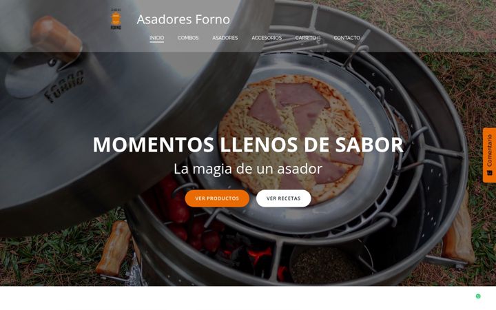 Zrzut ekranu asadoresforno.com