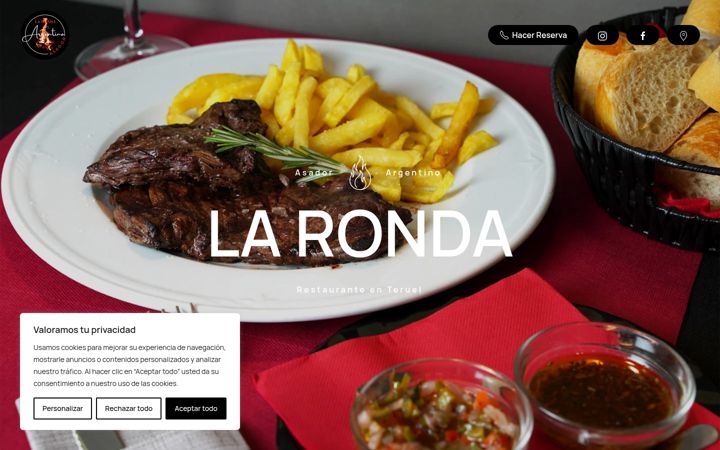 Zrzut ekranu asadorlaronda.com