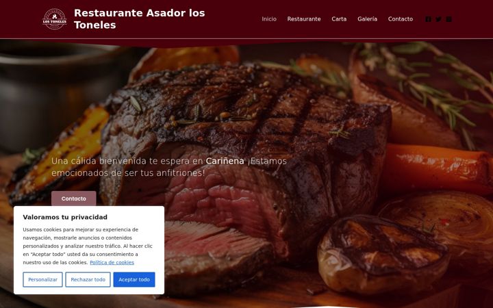 Zrzut ekranu asadorlostoneles.com