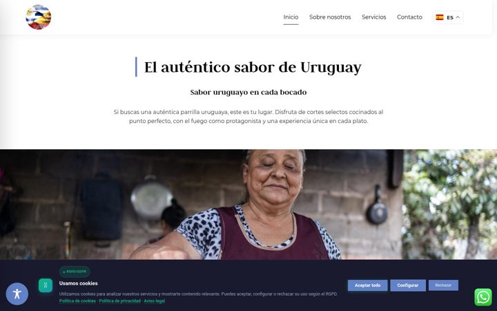 Zrzut ekranu asadorlosurus.com