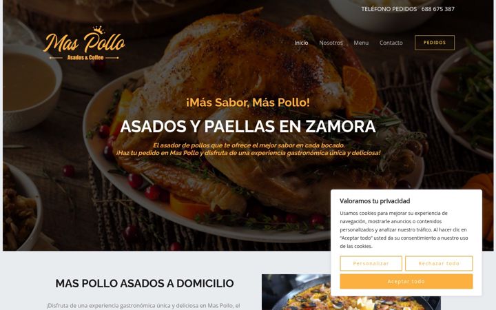 Screenshot of asadormaspollo.com
