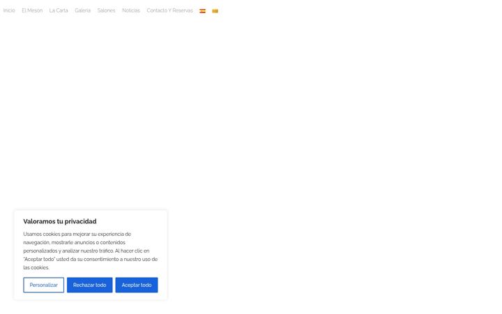 Screenshot of asadormesonelabuelo.com