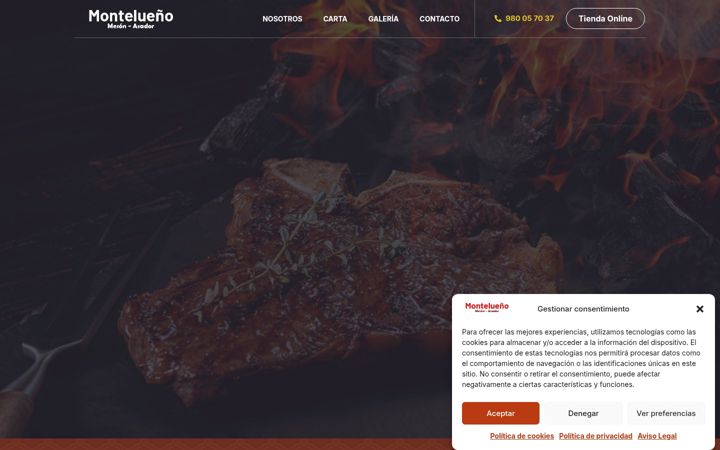 Screenshot of asadormontelueno.com