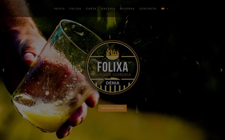 Screenshot of asadorsidreriafolixa.com