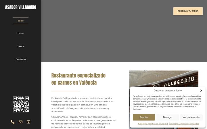 Screenshot von asadorvillagodio.com