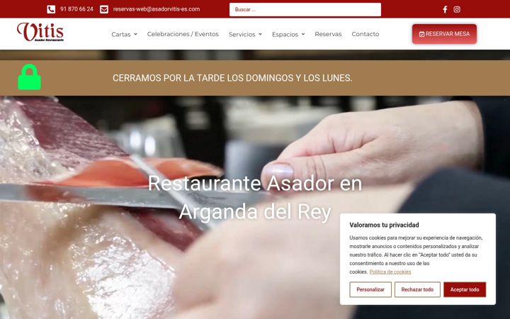 Screenshot von asadorvitis-es.com