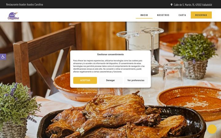 Screenshot of asadoscarolina.com